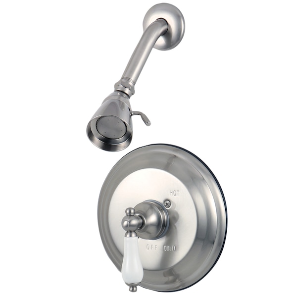 Shower Faucet, 2, Wall Mount, Brushed Nickel